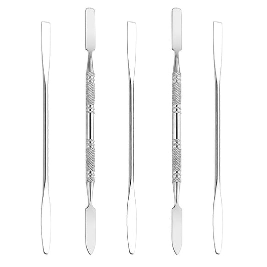 5Pcs Makeup Spatula tool metal Set Professional Beauty
