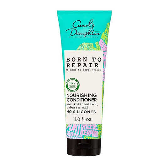 Carol's Daughter Born To Repair Nourishing Conditioner, Sulfate-Free Hair Care for Curly Hair with Shea Butter, 11 Fl Oz