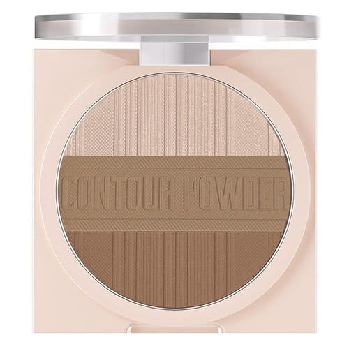 Contour Powder Makeup Palette Matte Shimmer Face Sculpting Warm Brown