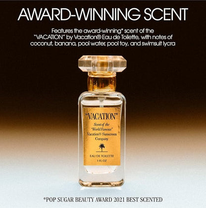 "VACATION" Shimmer Oil SPF 30 by Vacation Sunscreen, Shimmer Sunscreen Body Oil with Broad Spectrum SPF 30, Water Resistant (80 Minutes), 2.9 Fl. Oz.