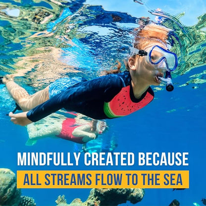 STREAM2SEA EcoStick SPF 35 Mineral Sunscreen Stick, Sweat Water Resistant Sunblock, USDA Approved Biodegradable Paraben Free Reef Safe Sunscreen Protection Against UVA UVB (EcoStick Sport) - 0.5 oz