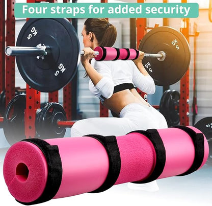 VINTEAM Barbell Pad Set for Squats Hip Thrusts 2 Gym 2 Hip