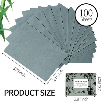 FANDAMEI 600 Counts Oil Blotting Sheets For Face, Absorbing Tissues