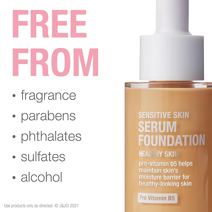 Neutrogena Healthy Skin Sensitive Skin Serum Foundation with Medium 02, 1 oz