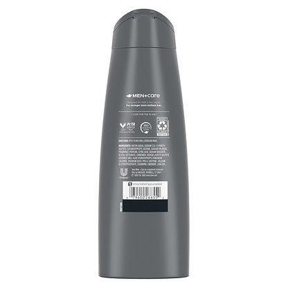 DOVE MEN + CARE Fortifying 2 in 1 Shampoo and Conditioner for Resilient and Thicker Hair Thick and Strong with Caffeine Helps Strengthen Thinning Hair 12 oz, Pack of 6