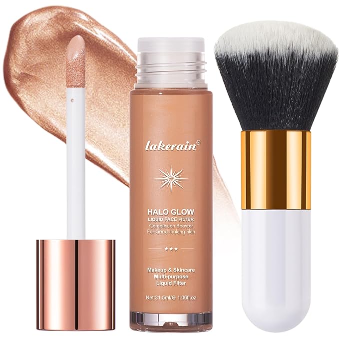 Natural Glow Liquid Filter Makeup, Longwear Face Luminizer, 1.06 fl oz