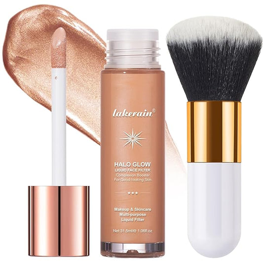 Natural Glow Liquid Filter Makeup, Longwear Face Luminizer, 1.06 fl oz