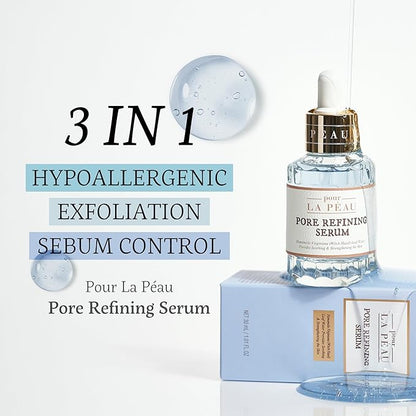 Pore Refining Serum | Pore Minimizing Serum for Face | Organic Face Moisturizer Pore Tightening Serum | Hydrating Face Serum Pore Minimizer Korean Skin Care Products (1.01 Fl. Oz)