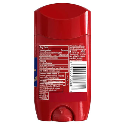 Old Spice Antiperspirant Deodorant for Men, 24/7 Sweat & Odor Protection, 24/7 Lasting Freshness, Invisible Solid, Captain with Bergamot Scent, 2.6 oz (Pack of 6)