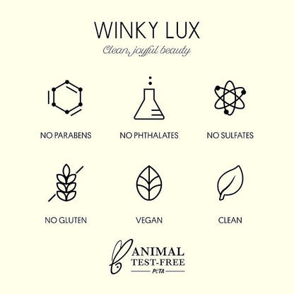 Winky Lux Wakey Wakey Hydrogel Eye Patches, Under Eye Patches, For Puffiness, Dark Circles, and Bags with Caffeine, Vitamin C, and Hyaluronic Acid