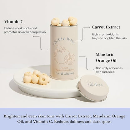 3-in-1 Solid Facial Cleanser, Exfoliator, and Wash-off Mask