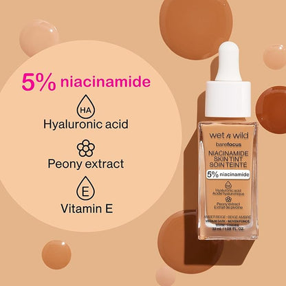 wet n wild Bare Focus Skin Tint, 5% Deep Brown