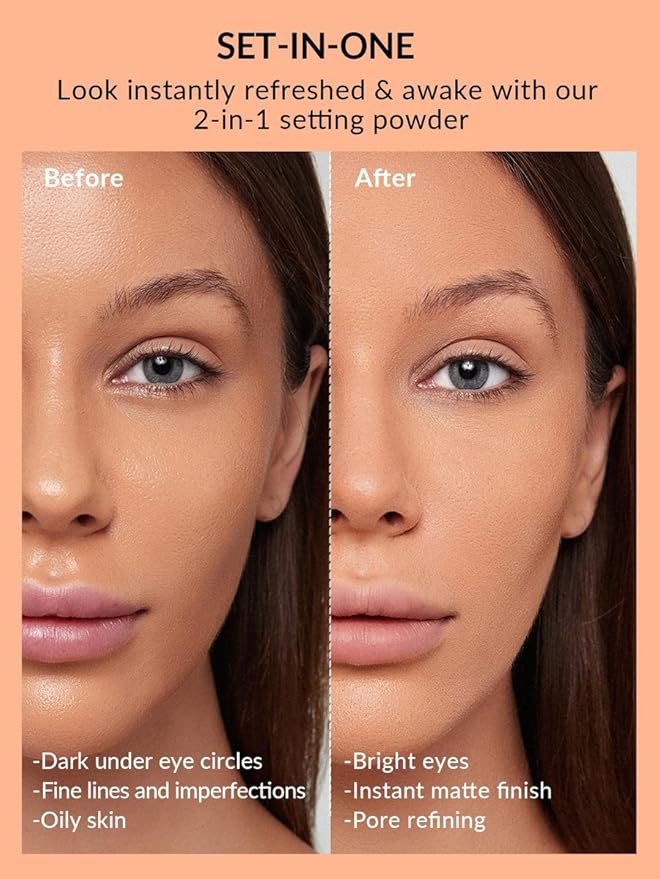 SHEGLAM Insta-Ready Face Powder Loose Under Eye Setting - Translucent