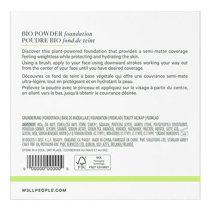 Well People Bio Powder Foundation, Lightweight & Hydrating Cruelty-free, 5C