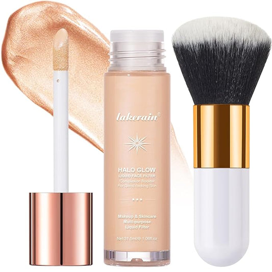 Natural Glow Liquid Filter Makeup, Longwear Face Luminizer, 1.06 fl oz