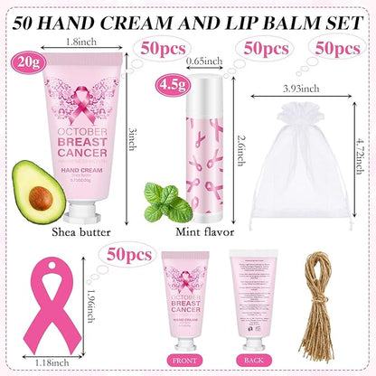 50 Set Breast Cancer Awareness Gifts Tag