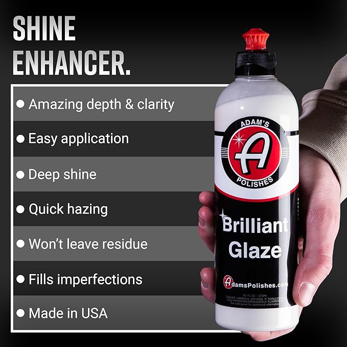 Adam's Polishes Brilliant Glaze 16oz - Amazing Depth, Glaze