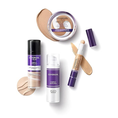 Covergirl + Olay Simply Ageless 3-in-1 Liquid Foundation, 0.44 Fl Oz