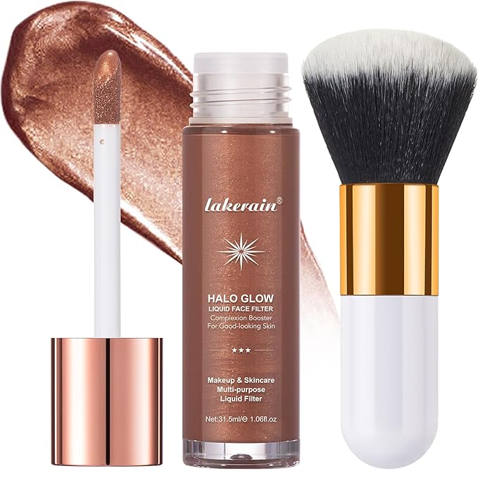 Natural Glow Liquid Filter Makeup, Longwear Face Luminizer, 1.06 fl oz