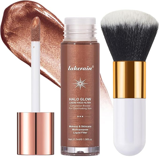 Natural Glow Liquid Filter Makeup, Longwear Face Luminizer, 1.06 fl oz