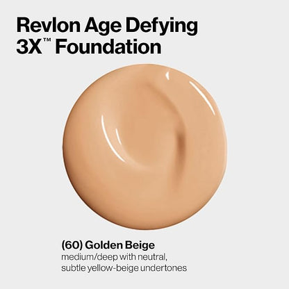 Revlon Age Defying 3X Makeup Foundation, Firming, Lifting fl oz