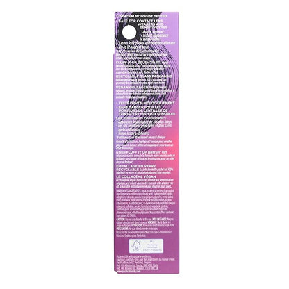 Pacifica Vegan Collagen Fluffy Lash Mascara – Black Thickening & Lengthening Mascara with Plant Fibers, Full Fluffy Lashes, Vegan & Cruelty-Free, 0.24 oz