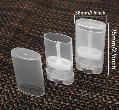 Empty Oval Deodorant Lip Lipstick Balm