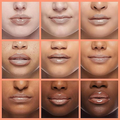 Hydrating Lip Glow Oil, Moisturizing Lip Glow Oil, Nourishing Glossy Transparent Lip Oil, Plumping Lip Oil, Lip Balm, Non-sticky Tinted Toot Lip Balm for Lip Care (ALOE) 0.2 OZ