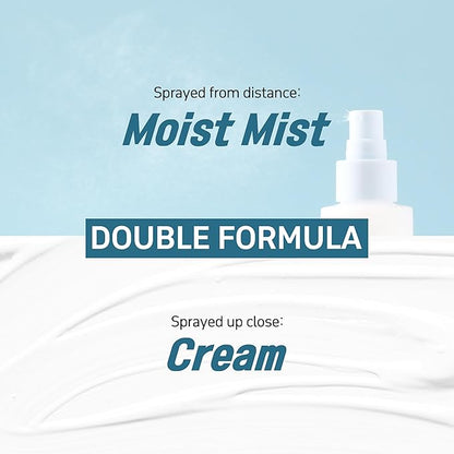 ECO Soothing Cream Mist (5.07oz/150ml), Face and Body Mist for Senstive Skin, Immediate Hydration and Soothing with Probiotics, Moisturizer for Dry Skin, Korean Skin Care, Travel Size