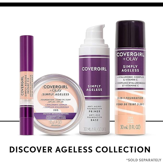 COVERGIRL Simply Ageless Makeup Primer, 1 Fl Oz, of 1