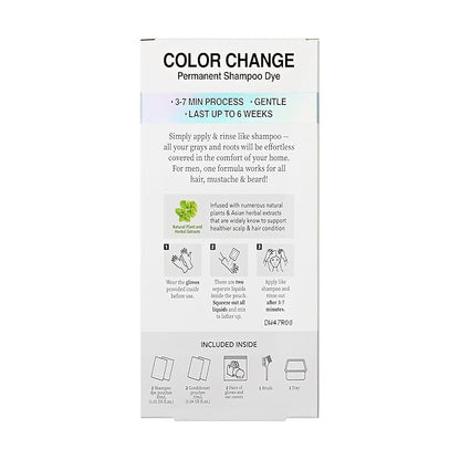 KISS Color Change Shampoo Dark Brown