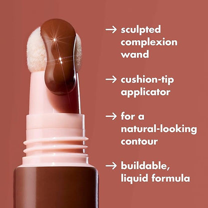 e.l.f. Halo Glow Contour Beauty Wand, Liquid Contour Cruelty-free, Deep/Rich