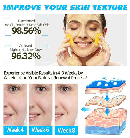 60pcs turmeric cleansing pads, turmearic
