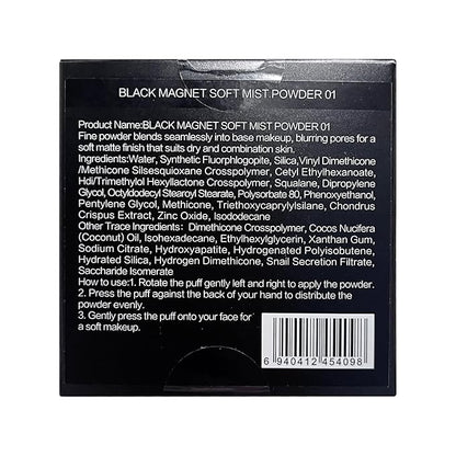 Oil Control Face Pressed Powder Compact, 24H Longlasting skin () 0.28Oz