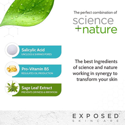 Exposed Skin Care Acne Facial Cleanser Clarifying