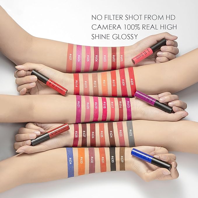 Velvet Matte Liquid Lipstick Makeup Long-Lasting and Waterproof Lipstick
