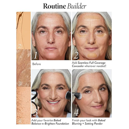 LAURA GELLER NEW YORK Seamless Finish Full Coverage Concealer, Deep