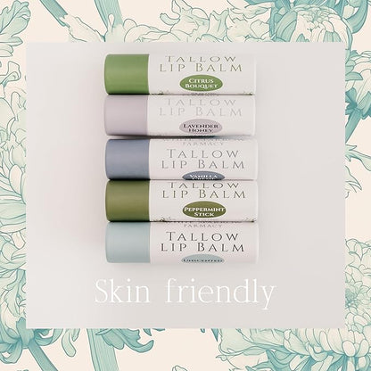 Organic Tallow Lip Balm (Unscented) from