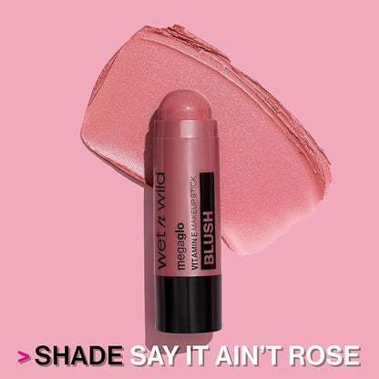 wet n wild Mega Glo Makeup Stick, Buildable Ain't Rose
