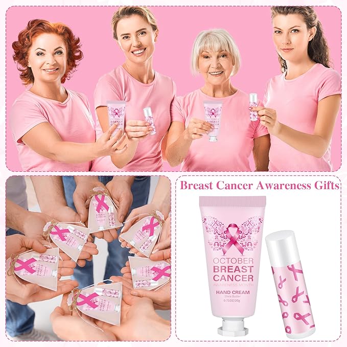 50 Set Breast Cancer Awareness Gifts Tag