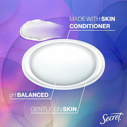 Secret Fresh Antiperspirant Deodorant for Women, 72hr Breathable Sweat & Odor Protection, Instant Freshness & Gentle, PH Balancing Mineral, Invisible Solid, Nurturing Coconut Scent, 2.6 oz (Pack of 3)