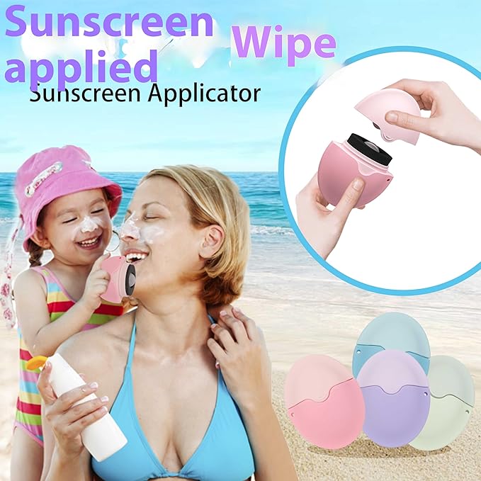 Sunscreen Applicator - Single Blue - BPA-Free Refillable Roll on Sponge Sunscreen, Suncream & Lotion Applicator For Kids, Adults & Families - Holds 1.9 fl oz, Perfect Size for Trave (Blue)