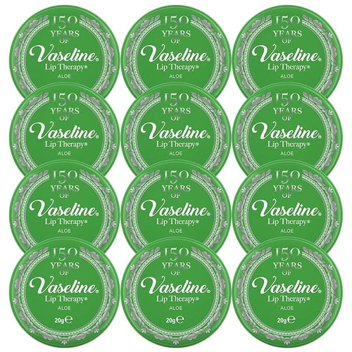 12 x Vaseline Lip Therapy Aloe 20g