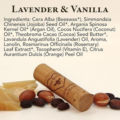 Bee Bella Lip Balm, Lavender Vanilla, Organic
