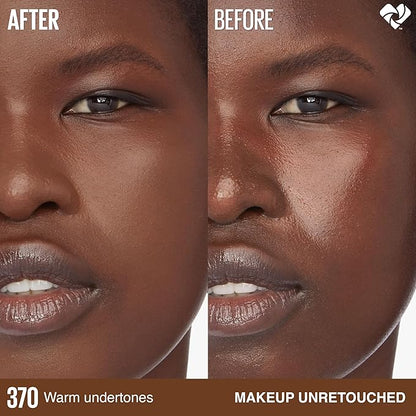 Maybelline Super Stay Lumi-Matte Foundation, Lightweight and Buildable Full Coverage Foundation Makeup For Up To 30HR Wear, 370, 1 Count