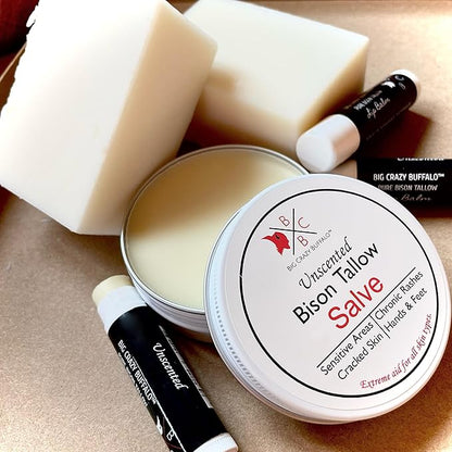 Pure Bison Tallow Unscented Gift Set Fragrances,