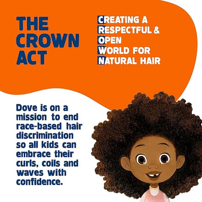 Dove Shampoo and Conditioner Set - Love Collection, Curly , Kids, Wavy Hair Products 17.5 Oz (2 Piece Set)