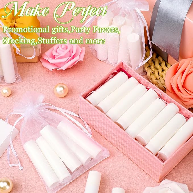 Demissle 150 Pcs Unlabeled Lip Balm Favors(Vanilla)
