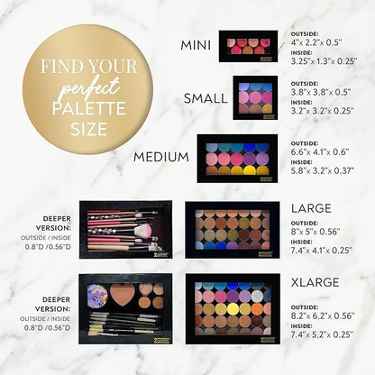 Mini Magnetic Makeup Palette, Empty Magnetic Palette, Universal