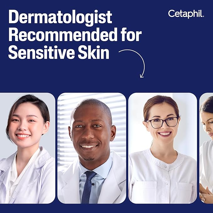 Cetaphil Face Wash, Hydrating Daily Facial Cleanser for Dry to Normal Sensitive Skin, 16 oz, 2 Pack